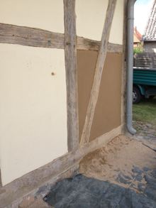 Historische Lehm-Restaurierung in Lübtheen  4